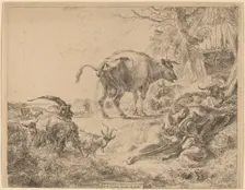 Cow Pissing. Creator: Nicolaes Berchem