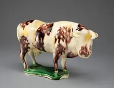 Cow, Staffordshire, c. 1765. Creator: Staffordshire Potteries