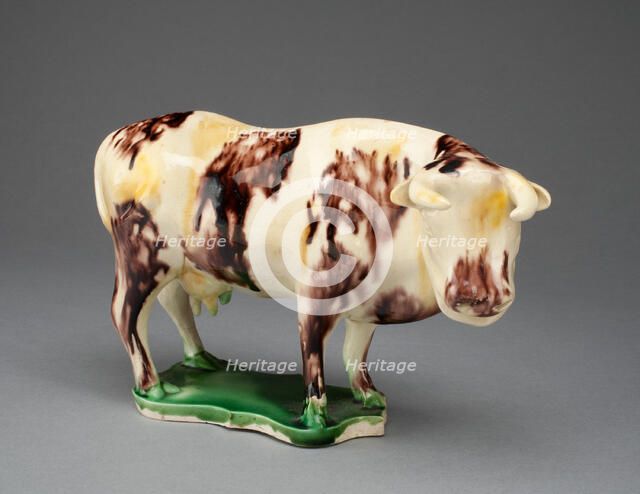 Cow, Staffordshire, c. 1765. Creator: Staffordshire Potteries.