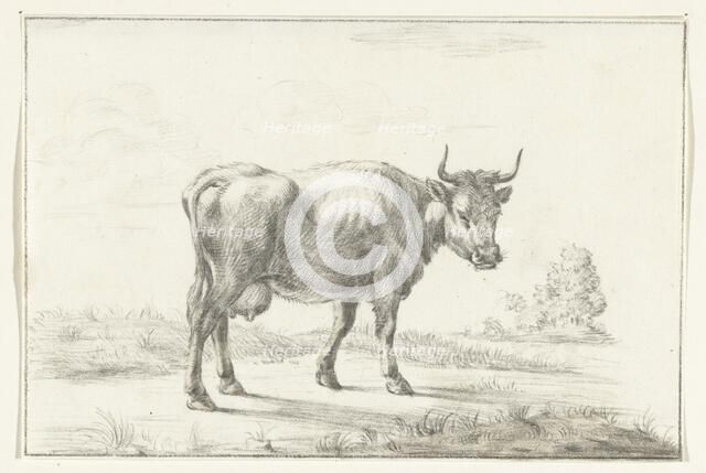 Cow, to the right, 1775-1833. Creator: Jean Bernard.