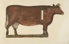Cow Weather Vane, c. 1939. Creator: Philip Johnson
