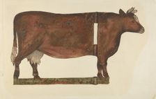 Cow Weather Vane, c. 1939. Creator: Philip Johnson