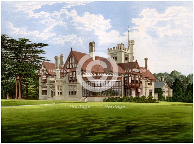 Cowdray Park, Sussex, home of the Earl of Egmont, c1880. Artist: Unknown