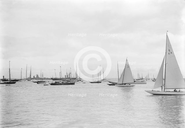 Cowes Roadstead, 1928. Creator: Kirk & Sons of Cowes.