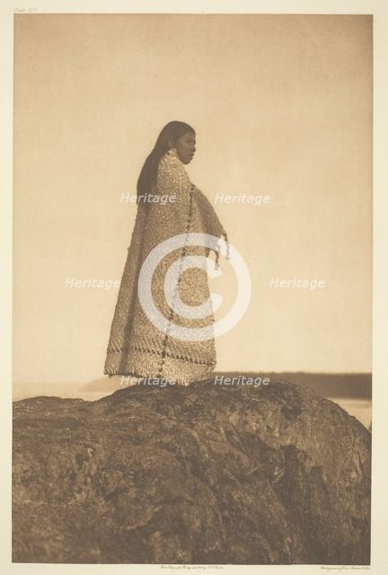 Cowichan Girl, 1912. Creator: Edward Sheriff Curtis.