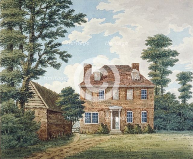Cowley Hall, Cowley, Middlesex, c1800. Artist: Anon