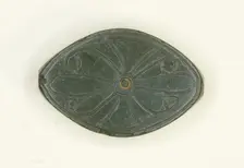 Cowroid: Floral Motif, Egypt, New Kingdom, Dynasty 18 (1550-1069 BCE). Creator: Unknown
