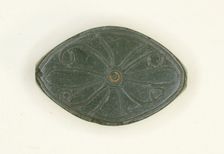 Cowroid: Floral Motif, Egypt, New Kingdom, Dynasty 18 (1550-1069 BCE). Creator: Unknown