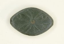 Cowroid: Floral Motif, Egypt, New Kingdom, Dynasty 18 (1550-1069 BCE). Creator: Unknown