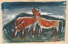 Cows, 1936. Creator: Mikulas Galanda
