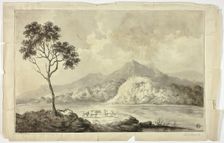 Cows by Mountain Lake, n.d. Creator: Unknown