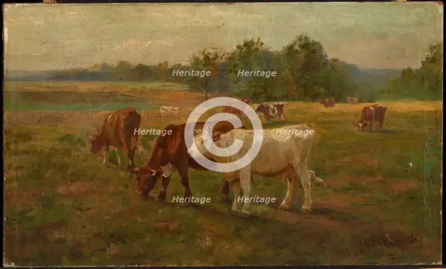 Cows, n.d. Creator: Edward Mitchell Bannister.