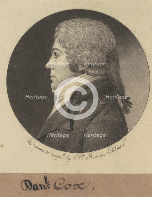 Cox, 1798. Creator: Charles Balthazar Julien Févret de Saint-Mémin.