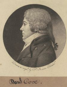 Cox, 1798. Creator: Charles Balthazar Julien Févret de Saint-Mémin