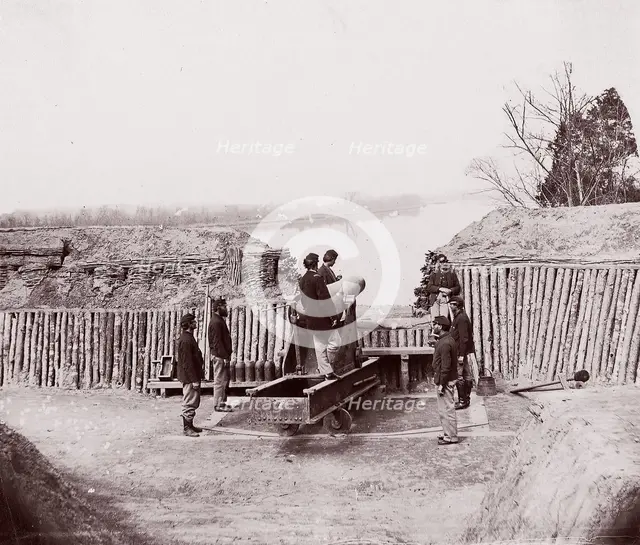 Cox's Landing, James River, 1864. Creator: Andrew Joseph Russell.