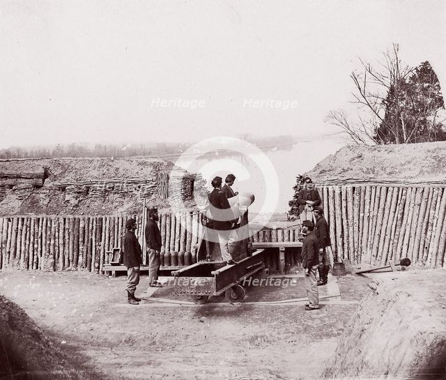 Cox's Landing, James River, 1864. Creator: Andrew Joseph Russell.