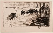 Coxey's Army, c. 1894. Creator: Robert Henri