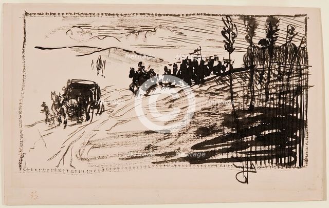 Coxey's Army, c. 1894. Creator: Robert Henri.