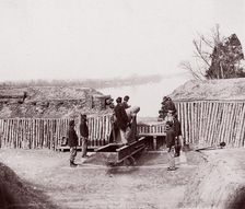 Cox's Landing, James River, 1864. Creator: Andrew Joseph Russell