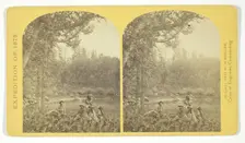 Coyotero Apache Scouts, at Apache Lake, Sierra Blanca Mountains, Arizona. Two members..., 1873. Creator: Tim O'Sullivan