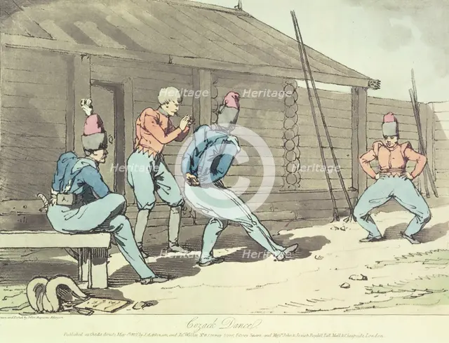 Cozack Dance, 1812.  Creator: John Augustus Atkinson.