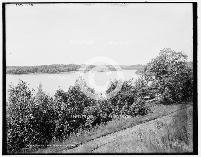 Cozy Lake, Como Park, St. Paul, Minn., (1902?). Creator: William H. Jackson.