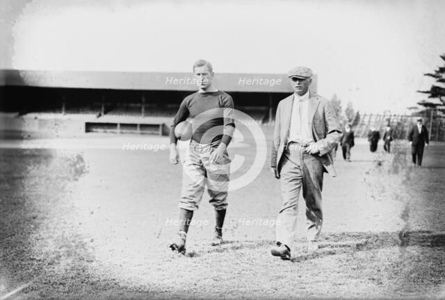 Coach Jones - Yale - Trainer Mack, 1913. Creator: Bain News Service.