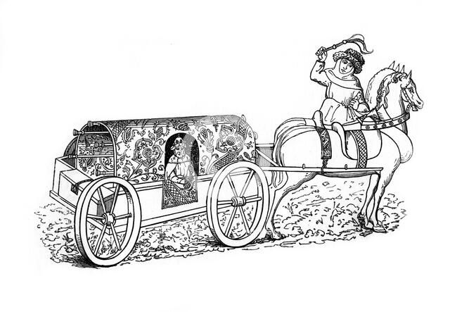 Coach, mid-late 15th century. Artist: Henry Shaw