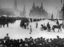 Coach station at the Strastnoy Monastery, Moscow, Russia, c1900-c1905