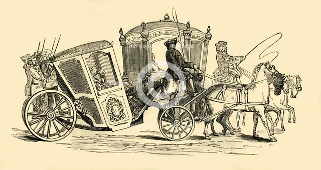 'Coaches: Reign of Queen Anne', (1881). Creator: Unknown.