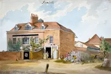Coade stone factory, Narrow Wall, Lambeth, London, c1800. Artist: Anon