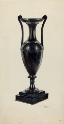 Coal Vase, 1938. Creator: Charles Bowman