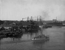 Coal wharves, Portsmouth, N.H., c1907. Creator: Unknown