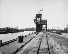 Coal dumping plant, Conneaut, Ohio, ca 1900. Creator: Unknown