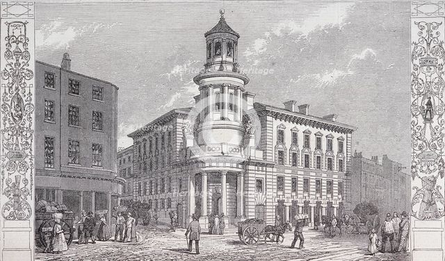 Coal Exchange, London, 1849. Artist: Anon