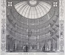 Coal Exchange, London, 1849. Artist: Anon