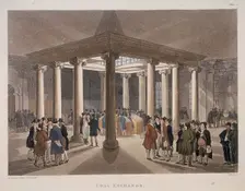Coal Exchange, London, 1808. Artist: Augustus Charles Pugin
