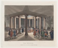 Coal Exchange, May 1, 1808., May 1, 1808. Creator: John Hill
