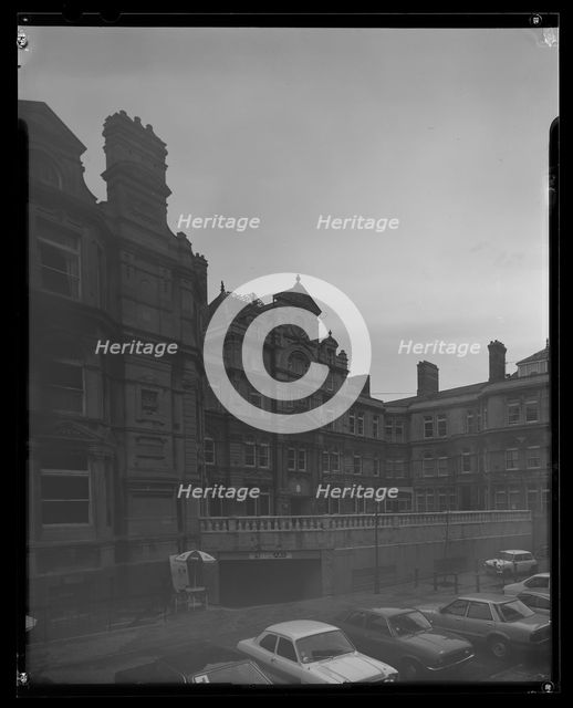 Coal Exchange, Mount Stuart Square, Cardiff Docks, c1983. Creator: Julie Barnett.