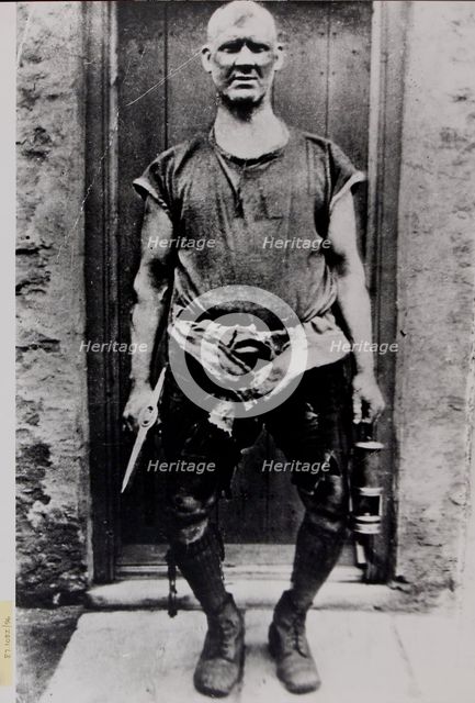 Coal miner, 1900s. Creator: Unknown.