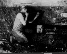 Coal miner, 1900s. Creator: Unknown