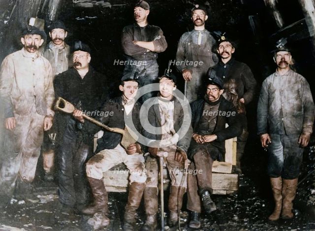 Coal miners, between c1910 and c1915. Creator: Bain News Service.