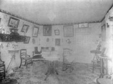 Coal mines - cottage interior, (1900?). Creator: Frances Benjamin Johnston