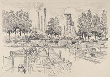 Coal Mines, Monceau, France, 1911. Creator: Joseph Pennell