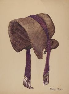 Coal Scuttle Bonnet, 1940. Creator: Charles Johnson