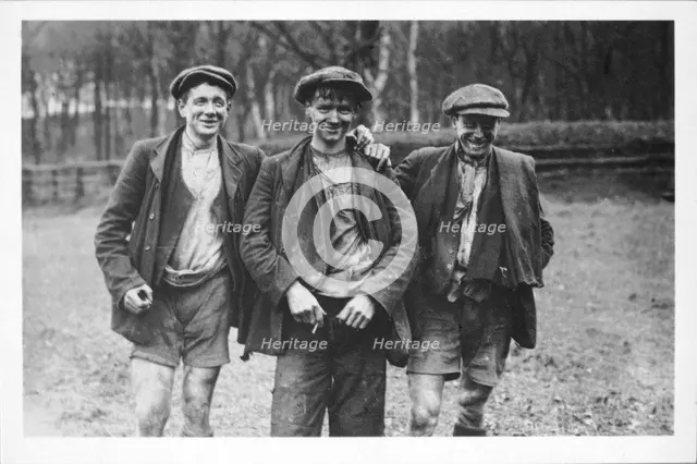 Coal strike, postcard, 1912. Creator: Unknown.