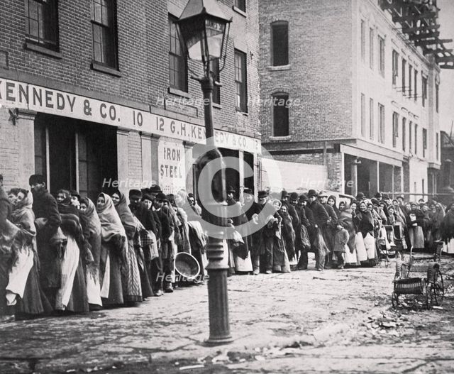Coal strike, USA, 1902.  Creator: Unknown.