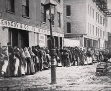 Coal strike, USA, 1902. Creator: Unknown
