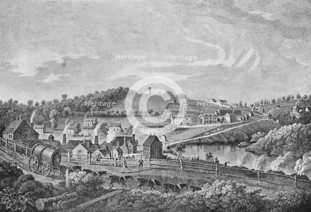 'Coalbrookdale in 1758', 1758, (1904). Artist: Unknown.