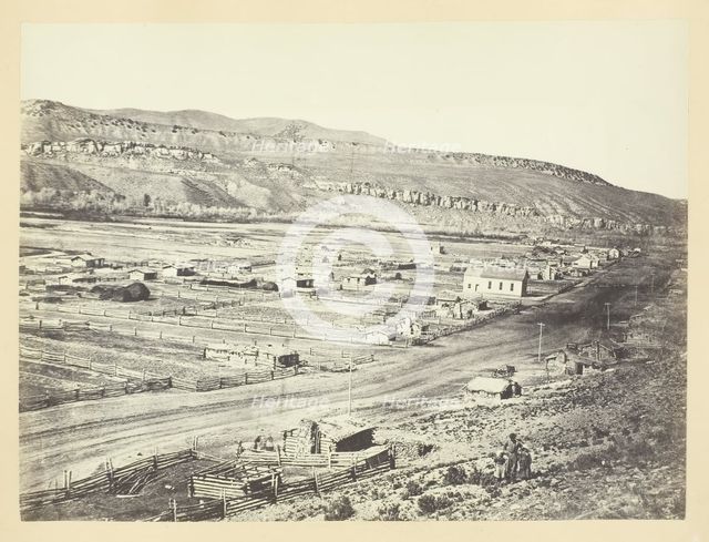 Coalville, Weber Valley, Utah, 1868/69. Creator: Andrew Joseph Russell.